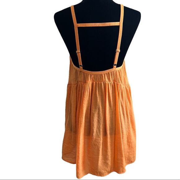 Urban Outfitters Out From Under Orange Breezy Slip Dress Size Medium - Picture 5 of 10
